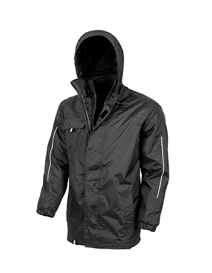 3-in-1 Transit Jacket With Printable Softshell Inner 3XL Black