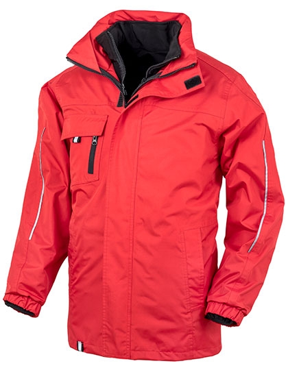 3-in-1 Transit Jacket With Printable Softshell Inner L Red