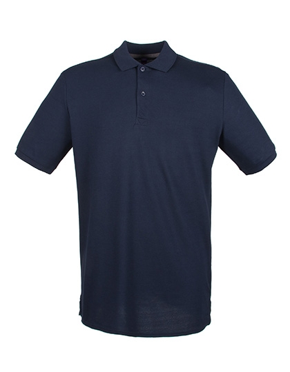 Mens Micro-Fine Piqu Polo Shirt XL Navy