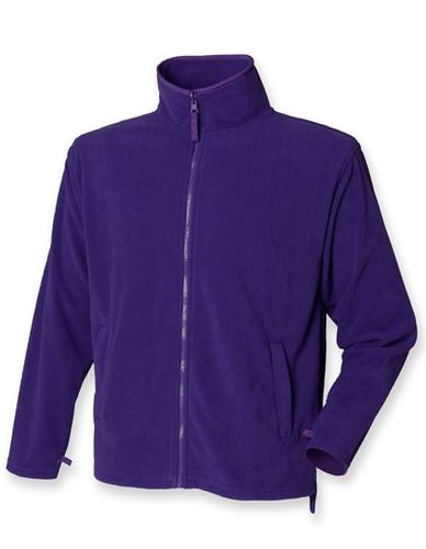 Mens Microfleece Jacket XL Purple
